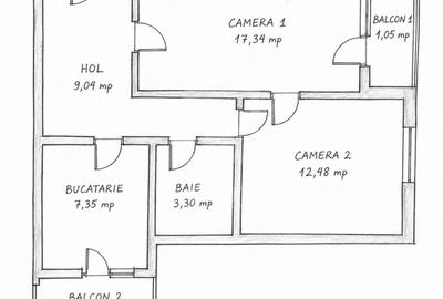 Apartament 2 camere circuit  || Zona interservisan - 9