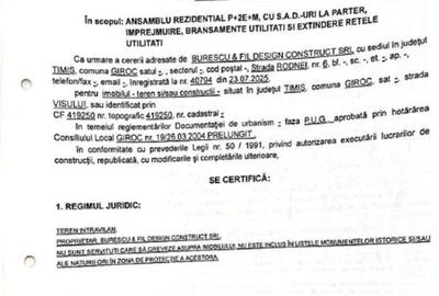 Proprietar vand TEREN cu URBANISM DE CONSTRUIRE  P+2E+M - 2