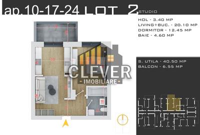 Ofertă: Studio 2 camere, Promo Parcare – Theodor Pallady - 2
