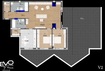 PENTHOUSE 4 CAMERE | 117 MP TERASĂ | SHOPPING CITY SIBIU | Evolution Apartments - 9