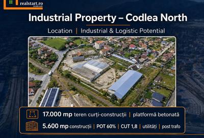Brasov Nord, acces E60, teren 17000mp, 5600mp cladiri, D 155ml la DJ112A, - 22