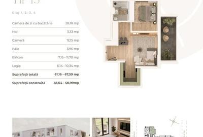 OPERA TEI || 2 CAMERE CU 2 TERASE DE 19.97MP || LACUL TEI || PARCUL CIRCULUI - 4