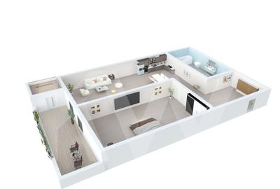 Apartament de vanzare in Sibiu - 2 camere - bloc nou, cu lift - 3