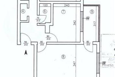 Apartament cu 3 camere decomandat în Nicolina