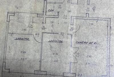 Apartament cu 3 camere decomandat în Giurgiului