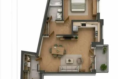 Apartament 2 camere I Bloc nou I Metrou Bucur Obor IComision 0% I - 13