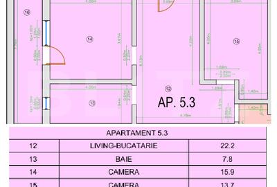 Apartament finisat, bloc nou, 3 camere, zona Vivo - 6