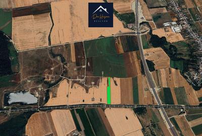 5 E/mp - Oferta - Teren 1,5 ha Domnești lângă Autostrada A0 - 5