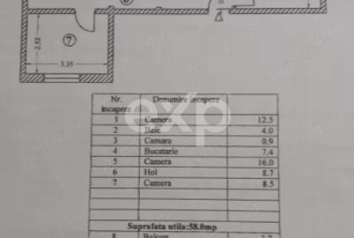 De vânzare apartament 3 camere, et 3/4, zona Inel1, Constanta - 8