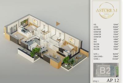 AP. 4CAM. DISPONIBIL IN PROIECTUL ASTORIUM GARDEN / PALLADY! - 2