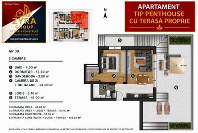 |Militari Pacii|99 mp2 Apartament Tip Penthouse Cu Terasa Proprie| - 2