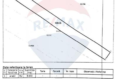 Teren extravilan arabil, 9650 mp, Cristian - 4