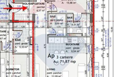 Apartament cu 3 camere de vânzare zonă semicentrală - Mărăști - 8