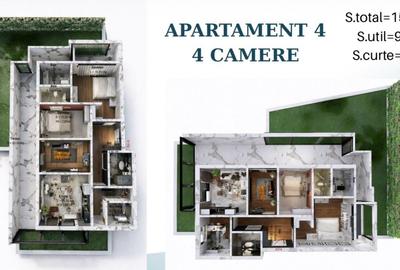 VANZARE APARTAMENT 4 CAMERE  TITAN / PALLADY - 4