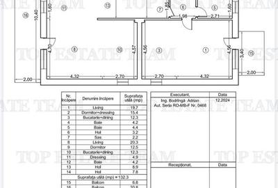Apartament de 4 camere, cu finisaje premium, 160mp, 2bai, 2 bucatarii, toate uti - 5