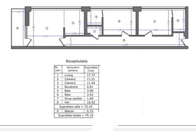 Apartament 3 camere  79 mp  Parcare inclusa Bloc boutique 2025 - 10