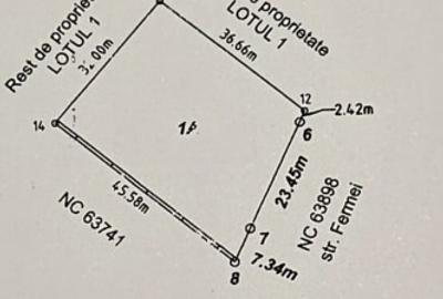 Teren Comuna Măgurele la   granita cu sectorul 5 strada fermei , atomistilor - 4
