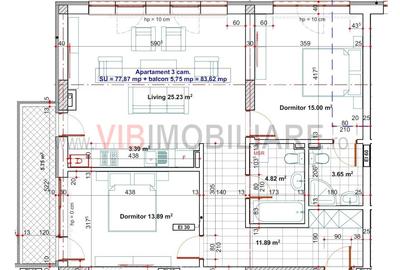 13 Septembrie - Tudor Vladimirescu - 3 camere - SUT84MP - 11