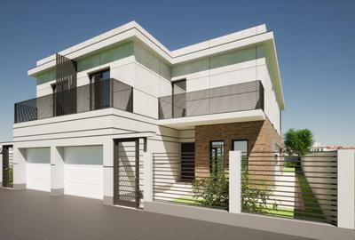 Casă duplex cu arhitectură modernă – 159 mp utili + 50 mp terase, 2 fronturi - 21