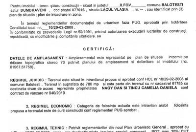 Teren 1000 mp cu acces la apa, curent, gaz, canalizare, Edenland, Balotesti,DN1 - 13