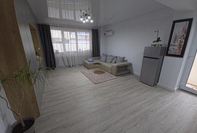 Apartament cu 2 camere semidecomandat, mobilat în Exterior Nord