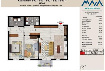 3 CAMERE | FINISAJE PREMIUM | BANEASA | SECTOR 1 | LANGA METROU - 8