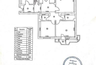 Apartament cu 4 camere decomandat în 13 Septembrie