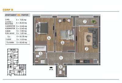 Apartament 3 camere, zona Bd. Brancoveanu, Mall Grand Arena - 9