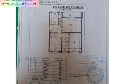 Apartament cu 3 camere decomandat în Vest