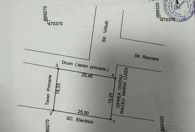 Teren Focșani - Zona Obor-465 mp - 2