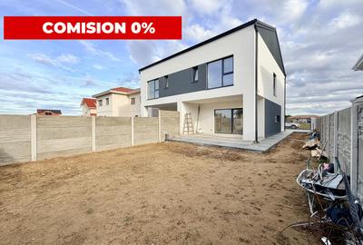 Duplex Mosnita 4 camere -3 bai- 110 mp-toate utilitatile + Asfalt - 1