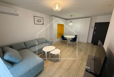 Apartament cu 2 camere semidecomandat, mobilat în Băneasa