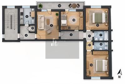 Apartament cu 4 camere decomandat, mobilat în Apărătorii Patriei