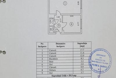 Apartament de 3 camere la  Parc IOR - 15