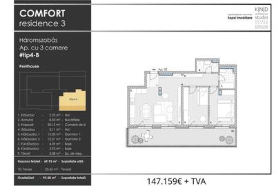 Penthouse-uri premium de vânzare în Sfântu Gheorghe - 4