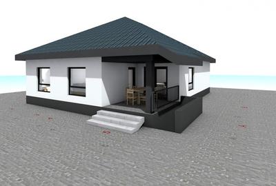 Casa individuala 1 nivel, 120mp cu teren 500mp  in Cristian - 2