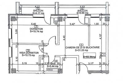 Apartament 3 camere | 2 balcoane | 61 mp utili | Zona Iulius Mall - Gheorgheni - 5