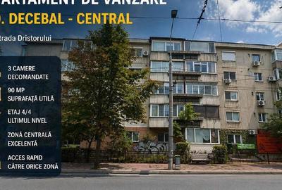 Apartament cu 3 camere decomandat în P-ța Alba Iulia