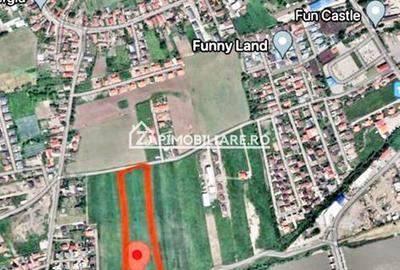Teren 27.000 mp.deschidere la 2 drumuri ,75 euro mp. - 2