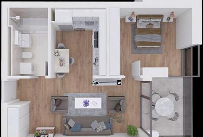 Aviației City Point Faza 2 Apartament 2 camere Prima Închiriere - 14