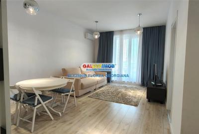 Apartament cu 2 camere semidecomandat, mobilat în Băneasa