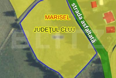 Teren Construcții intravilan de 6057 mp, în Mărișel