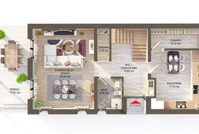 Casa individuala la cheie cu 4 camere 145 mp utili 644 mp teren - 9
