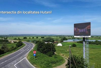 Teren Intravilan 5500 mp de Inchiriat  Intersectia Hutani Suceava Botosani DN 29 - 1