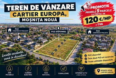 Parcela de teren cartier Europa Mosnita Noua - 1