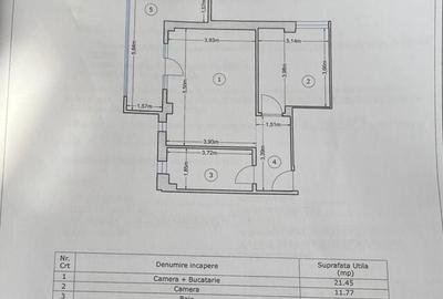 Vă propune spre vânzare un apartament 2  camere  complet mobilat - 12