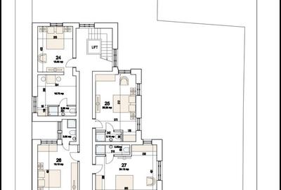 Imobil + teren cu autorizatie si proiect 29 apartamente  Kogalniceanu - Cismigiu - 7