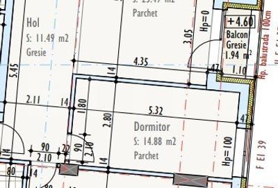 Apartament cu 3 camere, 2 bai, 77,35 mp, semifinisat, TVA inclus, zona Mărăști - 6