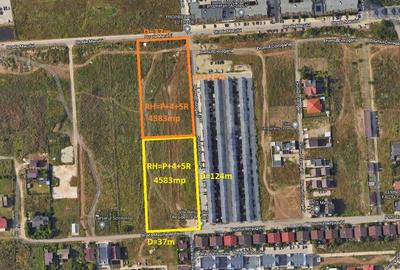 Teren Construcții intravilan de 4583 mp, în Militari