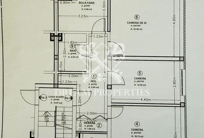 Apartament decomandat cu 3 camere, 2 bai, balcon, parcare, Sannicoara - 15